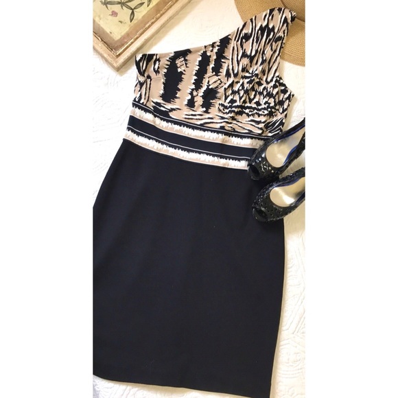 BCBGMaxAzria One Shoulder Dress - Picture 11 of 16